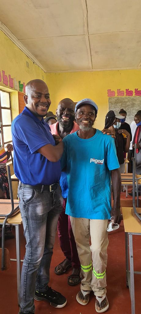 Terence With Community Members